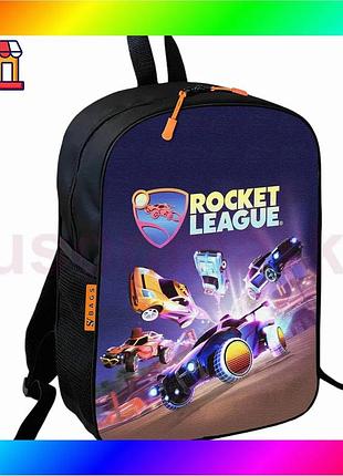 Bs рюкзак шкільний дитячий best mix 36х27 см з машинкою rocket league чорний для хлопчика стильний рюк bas77/n