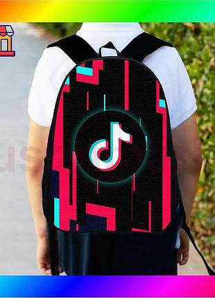 Bs детский рюкзак tiktok best mix 34х27см черный городской ранец для мальчика стильный рюкзак для школ bas77/n