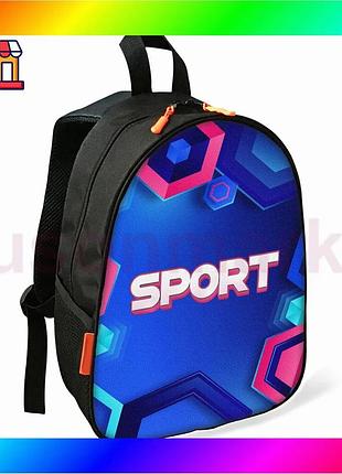 Bs рюкзак детский sport best mix черный для мальчика школьный городской водонепроницаемый для обучения bas77/n