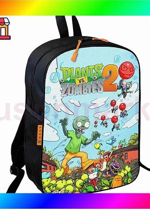 Bs шкільний рюкзак дитячий best mix 36х27 см plants vs zombies чорний для хлопчика стильний рюкзак для bas77/n