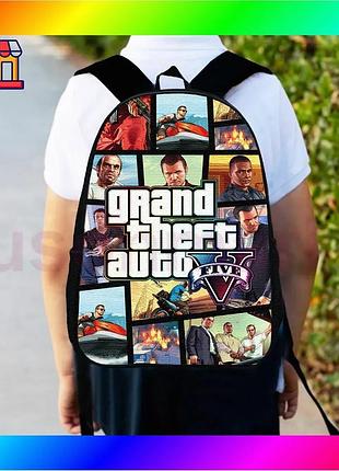 Bs рюкзак детский gta best mix grand theft auto черный городской ранец для мальчика с принтом стильный bas77/n