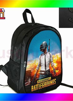Bs рюкзак городской школьный best mix с принтом pubg черный для детей и подростков спортивный водонепр bas77/n