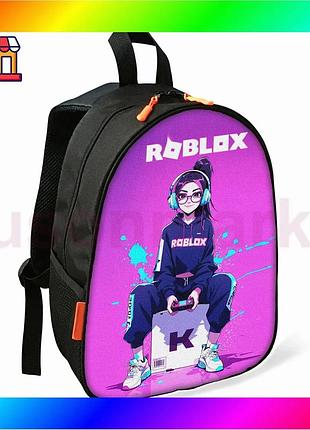 Bs рюкзак дитячий roblox best mix чорний шкільний для дівчинки водонепроникний стильний рюкзак для нав bas77/n