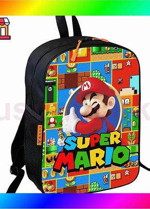 Bs рюкзак школьный детский best mix 36х27 см марио super mario для мальчика стильный рюкзак для обучен bas77/n