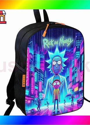 Bs рюкзак шкільний дитячий best mix rick and morty 36х27 см для хлопчика універсальний рюкзак для навч bas77/n