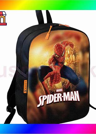 Bs рюкзак школьный детский best mix человек-паук spider-man черный для мальчика из водонепроницаемого bas77/n