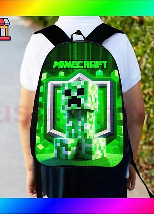 Bs рюкзак детский minecraft best mix крипер 34х27см городской ранец для мальчика водонепроницаемый рюк bas77/n