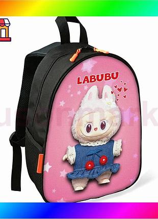 Bs рюкзак labubu дитячий best mix шкільний чорний для хлопчика та дівчинки водонепроникний стильний рю bas77/n