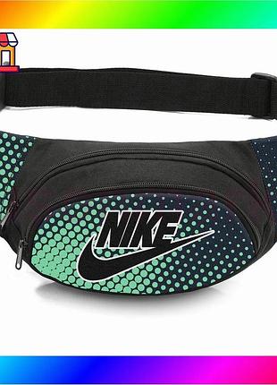 Bs сумка-бананка дитяча nike best mix чорна поясна сумка для хлопчика стильна сумка для прогулянок bas77/n