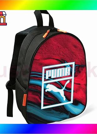 Bs дитячий рюкзак puma best mix чорний шкільний міський для хлопчика водонепроникний стильний рюкзак bas77/n