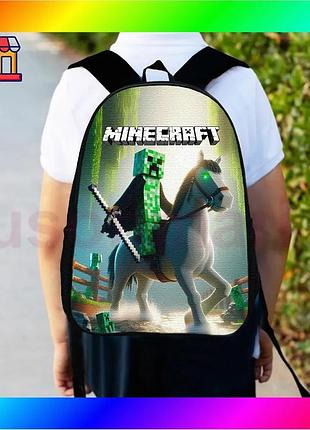 Bs рюкзак дитячий minecraft best mix крипер 34х27 см для хлопчика міський ранець для шкільних речей bas77/n
