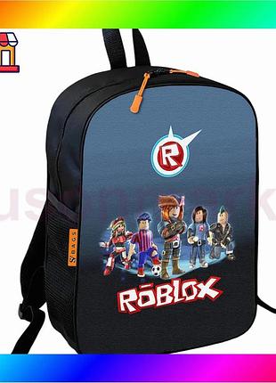 Bs шкільний рюкзак roblox best mix для хлопчика чорний 36х27 см водонепроникний стильний рюкзак для на bas77/n