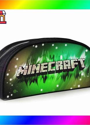 Bs пенал школьный minecraft best mix крипер черный пенал-косметичка для мальчика с принтом для канцеля bas77/n