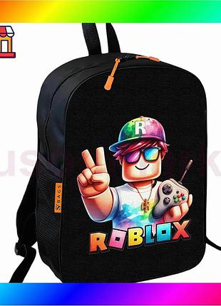Bs рюкзак школьный детский best mix roblox 36х27 см черный для мальчика водонепроницаемый рюкзак bas77/n