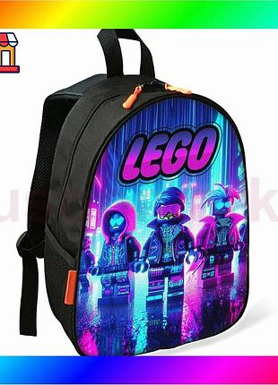Bs рюкзак lego дитячий best mix чорний водонепроникний для хлопчика шкільний міський з кишенею bas77/n