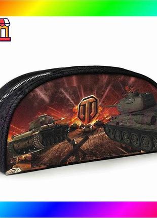 Bs пенал школьный world best mix of tanks черный косметичка для мальчика с принтом для ручек и каранда bas77/n
