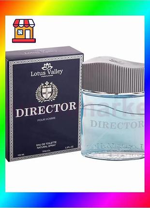 Bs туалетна вода director best mix lotus valley men 100 мл фужерний аромат для чоловіків парфумований bas77/n