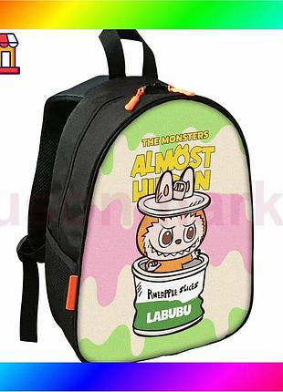 Bs детский рюкзак labubu best mix черный школьный для мальчика и девочки водонепроницаемый с карманом bas77/n