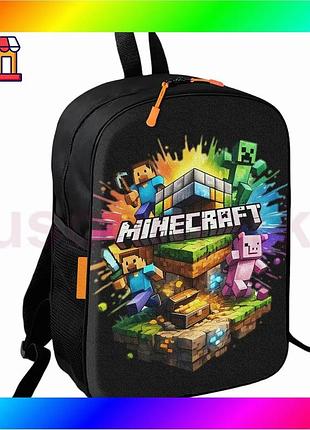 Bs рюкзак школьный детский best mix minecraft крипер 36х27 см для мальчика девочки стильный рюкзак для bas77/n