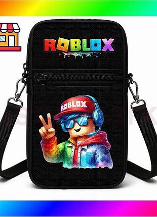 Bs сумка-чохол для телефону best mix roblox дитяча водонепроникна міні-сумка через плече для хлопчиків bas77/n