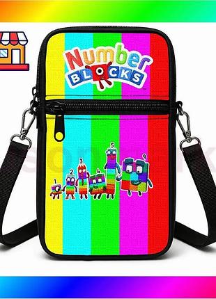 Bs сумка-чехол для телефона best mix numberblocks детская водонепроницаемая через плечо мини-сумка для bas77/n