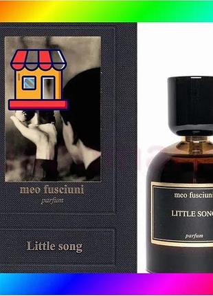 Bs парфюмированная вода meo best mix fusciuni little song 100ml мускусний аромат для жінок парфуми для bas77/n