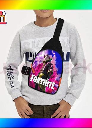 Bs сумка слинг детская best mix fortnite черная 29х17 см для мальчика через плечо водонепроницаемая су bas77/n