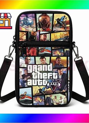 Bs сумка-чехол для телефона best mix grand theft auto водонепроницаемая детская через плечо мини-сумка bas77/n