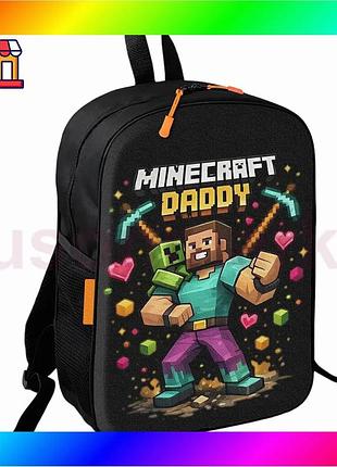 Bs школьный рюкзак minecraft best mix крипер черный для мальчика девочки универсальный водонепроницаем bas77/n
