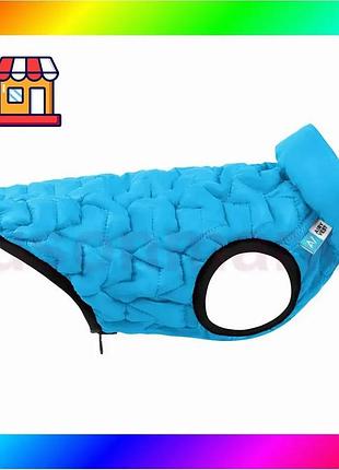 Bs курточка двостороння airyvest best mix uni, розмір m 43, блакитно-чорна bas77/n