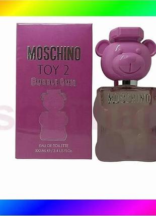 Bs moschino toy 2 best mix bubble gum edt 100ml женский парфюм сладкий фруктовый аромат для женщин пар bas77/n