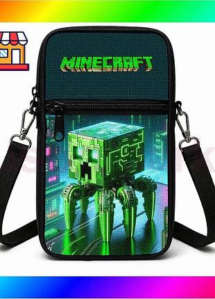 Bs сумка-чехол для телефона best mix minecraft детская водонепроницаемая мини-сумка через плечо для ма bas77/n