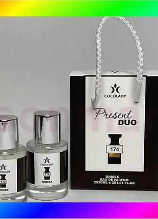 Bs cocolady present duo best mix 174 tom ford tobacco vanille 2x30 ml унісекс парфуми з табаком і вані bas77/n