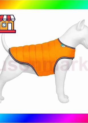 Bs курточка-накидка для собак best mix airyvest, xl, b 68-80 см, с 42-52 см оранжевый bas77/n