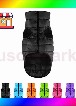 Bs курточка для собак best mix airyvest one, размер xs 25 черный bas77/n