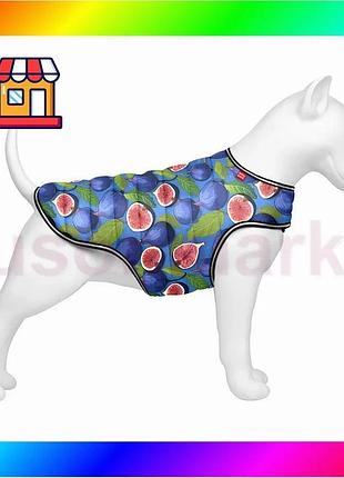 Bs курточка-накидка для собак best mix waudog clothes, рисунок "инжир", xxs, а 23 см, b 29-36 см, с 14 bas77/n