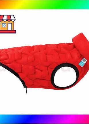 Bs курточка двостороння airyvest best mix uni, розмір xs 28, червоно-чорна bas77/n