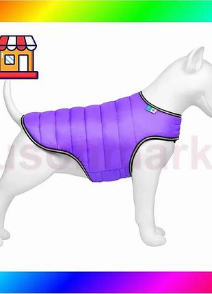 Bs курточка-накидка для собак best mix airyvest, m, b 52-62 см, 36-47 см фіолетовий bas77/n