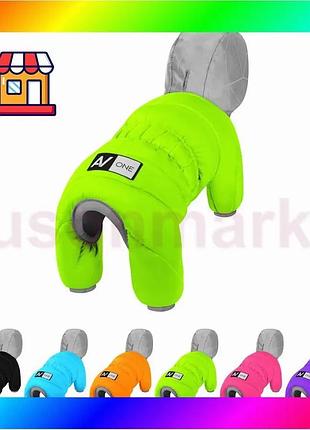 Bs комбинезон для собак best mix airyvest one, размер s 35 салатовый bas77/n