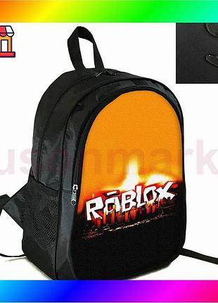 Bs рюкзак школьный с best mix принтом roblox черный для детей и подростков спортивный водонепроницаемы bas77/n