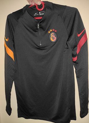 Нова сток оригінал фірмова чоловіча тренувальна кофта лонгслив nike galatasaray dry strike 2020/2021 .s-m