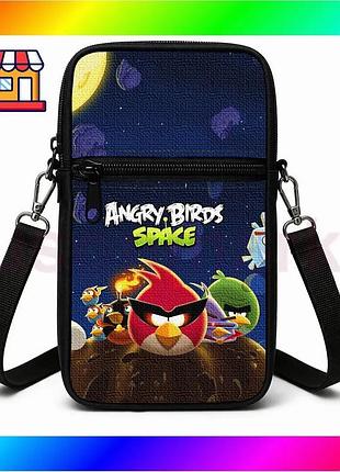 Bs сумка-чохол для телефону best mix angry birds водонепроникна дитяча сумка через плече міні-сумка дл bas77/n