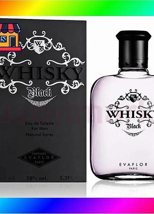Bs evaflor whisky black best mix туалетная вода 100 мл для мужчин аромат с древесными нотами свежий па bas77/n