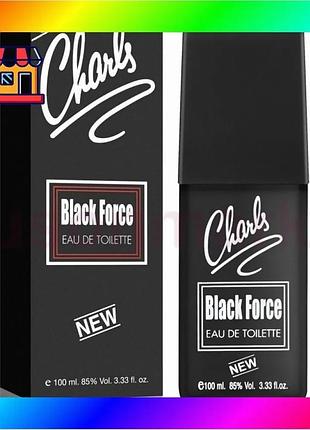 Bs charls black force best mix sterling parfums edt 100ml чоловічий парфум аромат для впевненості стил bas77/n