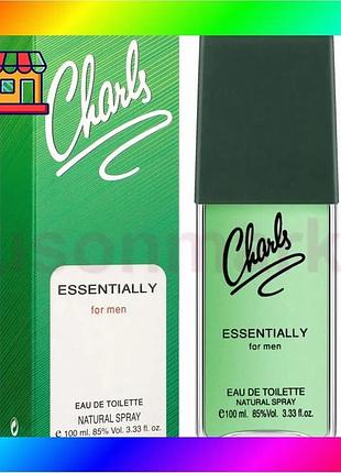 Bs charls essentially sterling best mix parfums edt 100ml чоловіча туалетна вода аромат для впевнених bas77/n