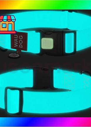 Bs ошейник для собак best mix водостойкий waudog waterproof c qr паспортом, светящийся, пластиковый фа bas77/n