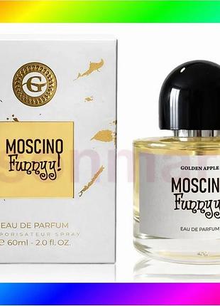 Bs парфюмированная вода moscino best mix funnyy golden apple 60 ml женская фруктовая цветочная парфюме bas77/n