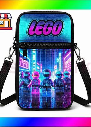 Bs сумка-чохол для телефону best mix lego дитяча через плече водонепроникна міні-сумка для хлопчиків т bas77/n