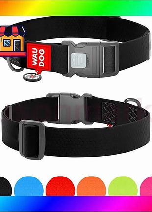 Bs ошейник для собак best mix водостойкий waudog waterproof c qr паспортом, пластиковый фастекс, xxl, bas77/n