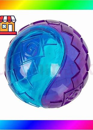 Bs игрушка для собак best mix мяч с пищалкой gigwi ball, резина, 8 см bas77/n
